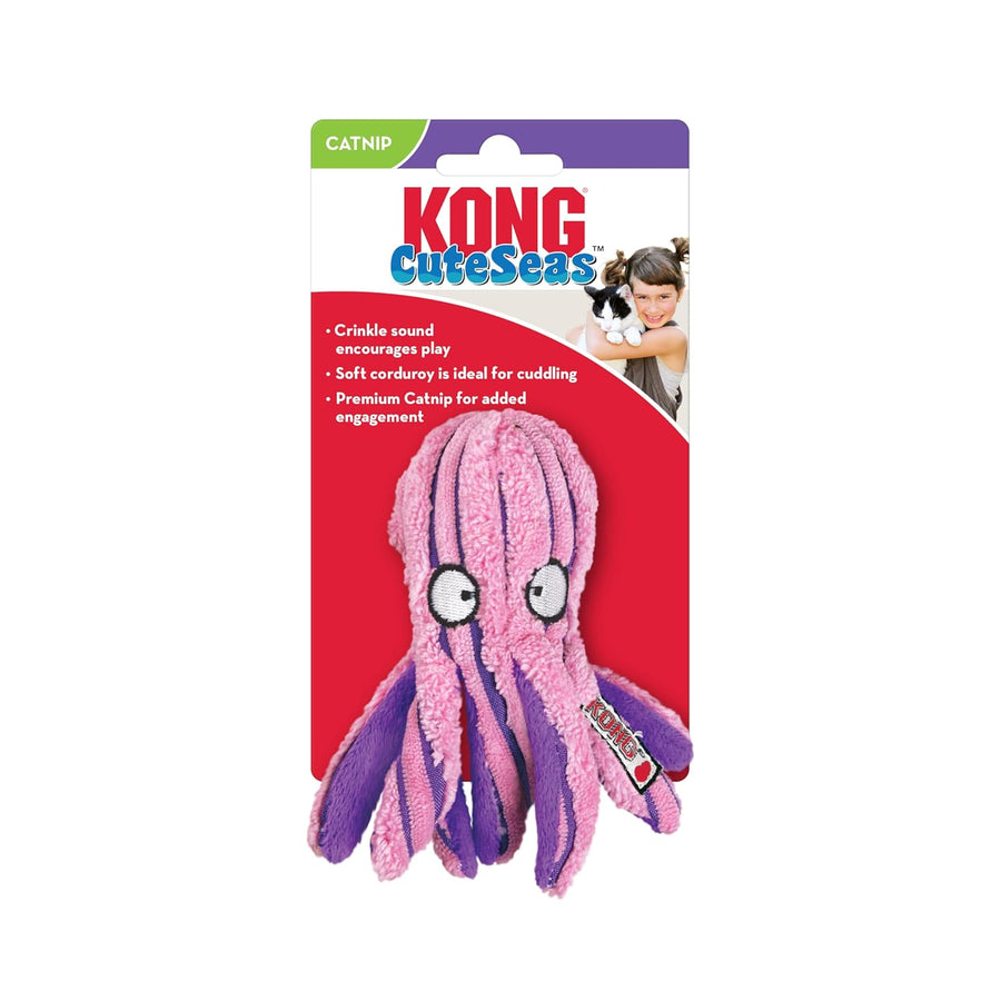 Kong Cat Cuteseas Octopus Plush Toy