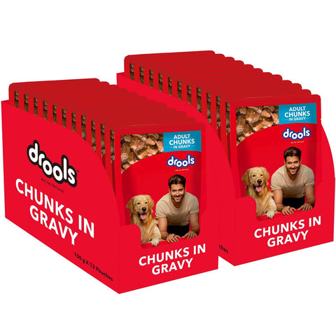 Drools Chicken Liver Chunks in Gravy Adult Dog Wet Food