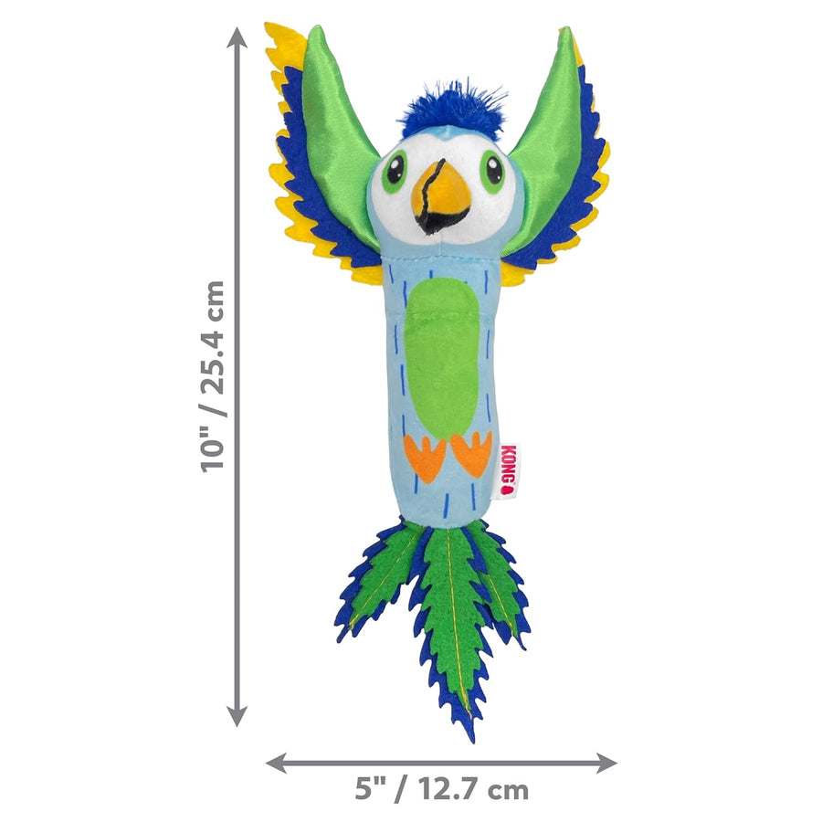 Kong Tropics Bird Interactive Plush Toy for Cats