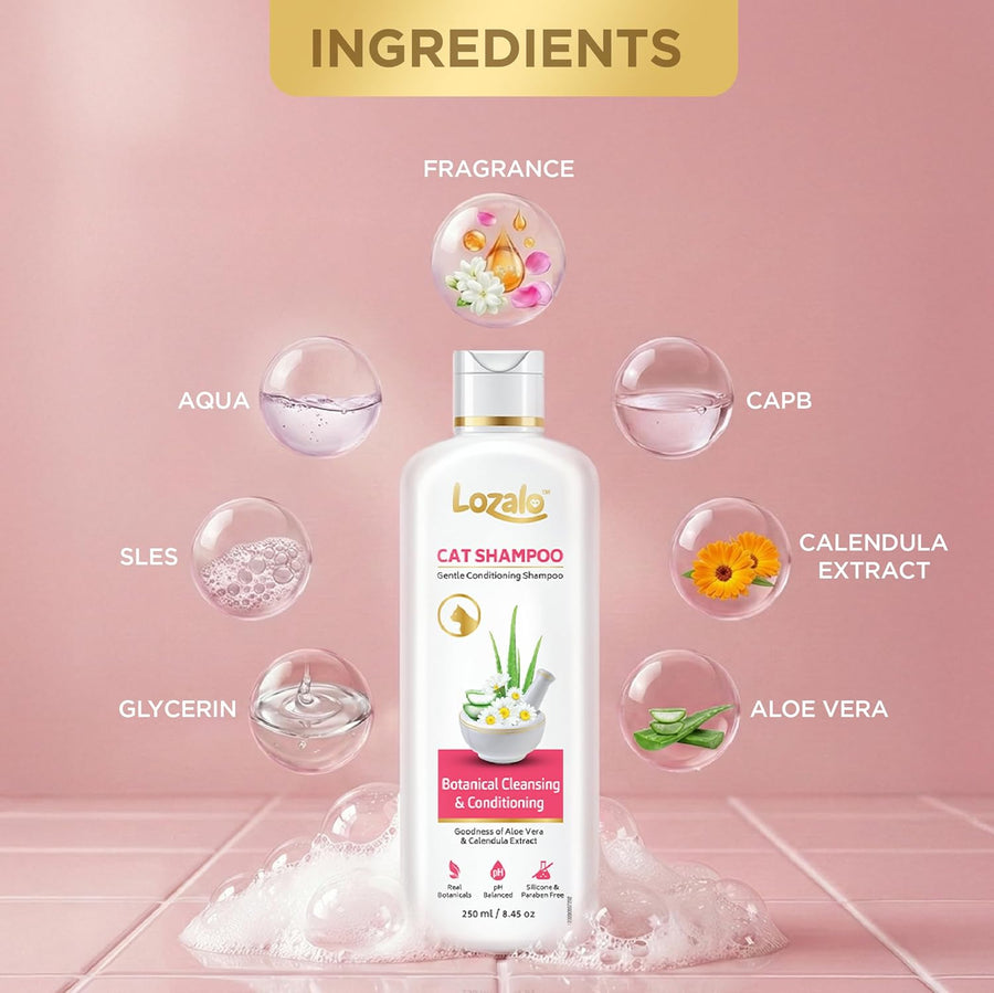 Lozalo Botanical Conditioning Cat Shampoo