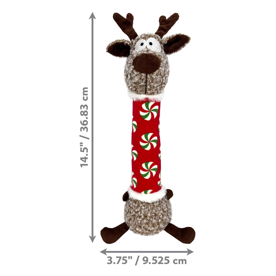Kong Holiday Shakers Luvs Reindeer Dog Toy