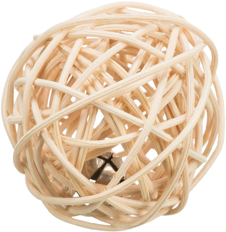 Trixie Wicker Ball with Bell