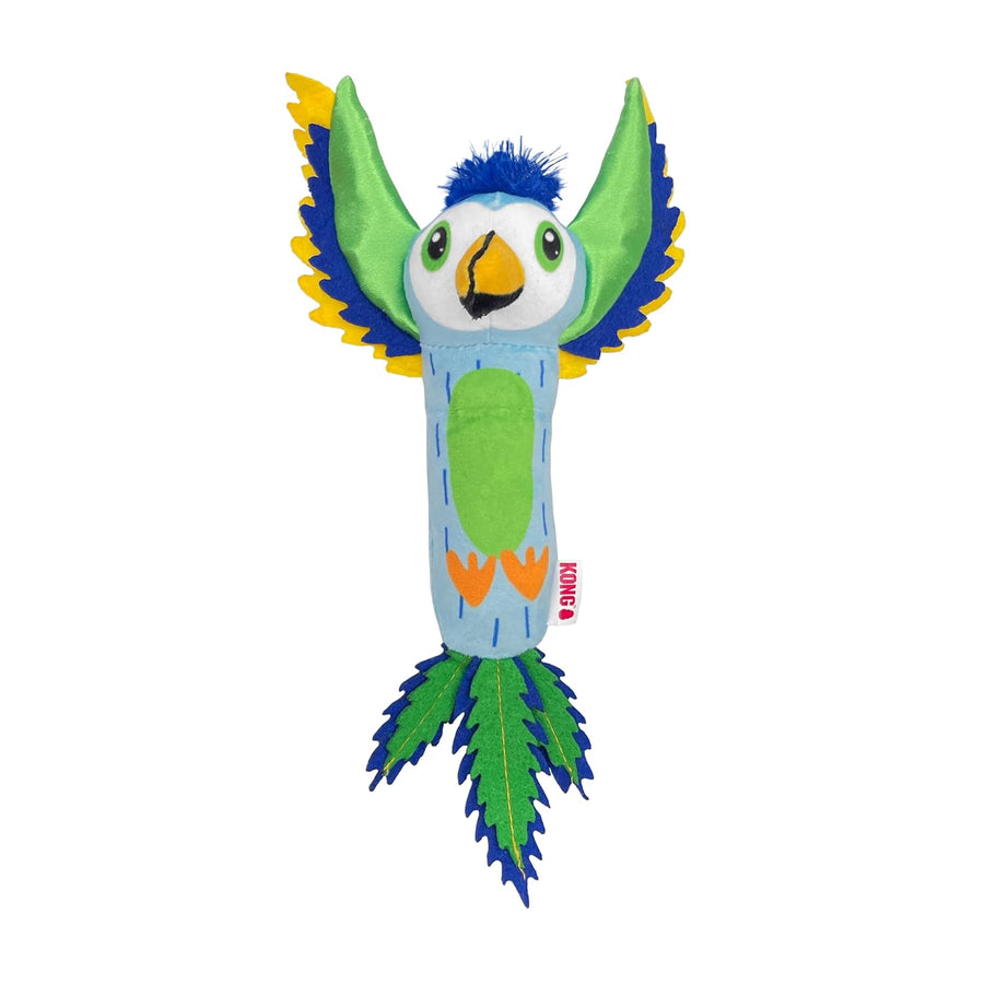 Kong Tropics Bird Interactive Plush Toy for Cats