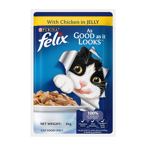 Felix Adult Chicken In Jelly Cat Wet Food