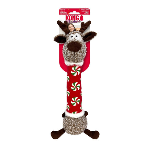 Kong Holiday Shakers Luvs Reindeer Dog Toy