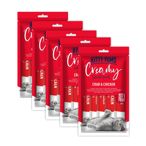 Kitty Yums Lickable Cat Creamy Treats
