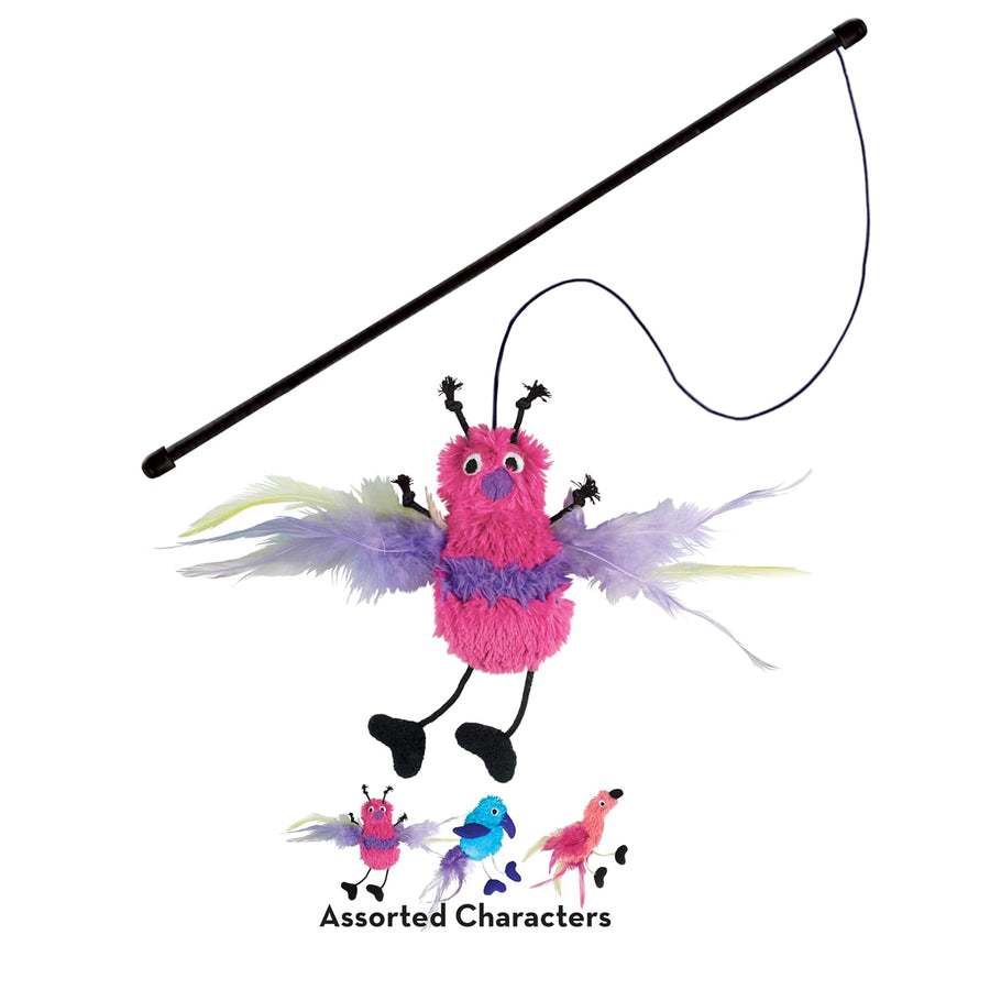 Kong Teaser Feather Interactive Cat Wand