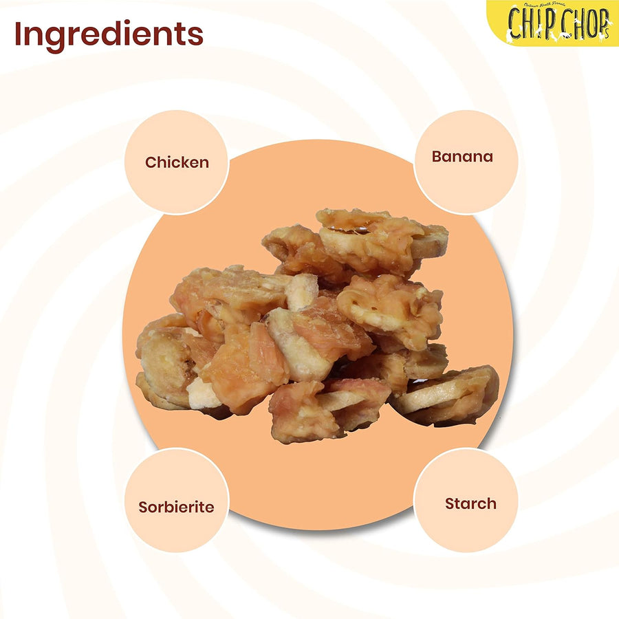 Chip Chops Banana with Chicken Dog Treat