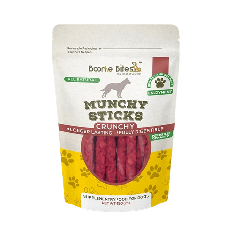 Boonie Bites Lamb Muchy stick Dog Treats
