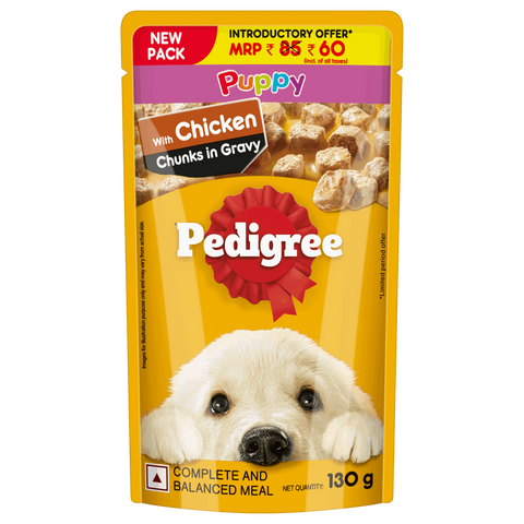 Pedigree Chicken Chunks Puppy Dog Wet Food