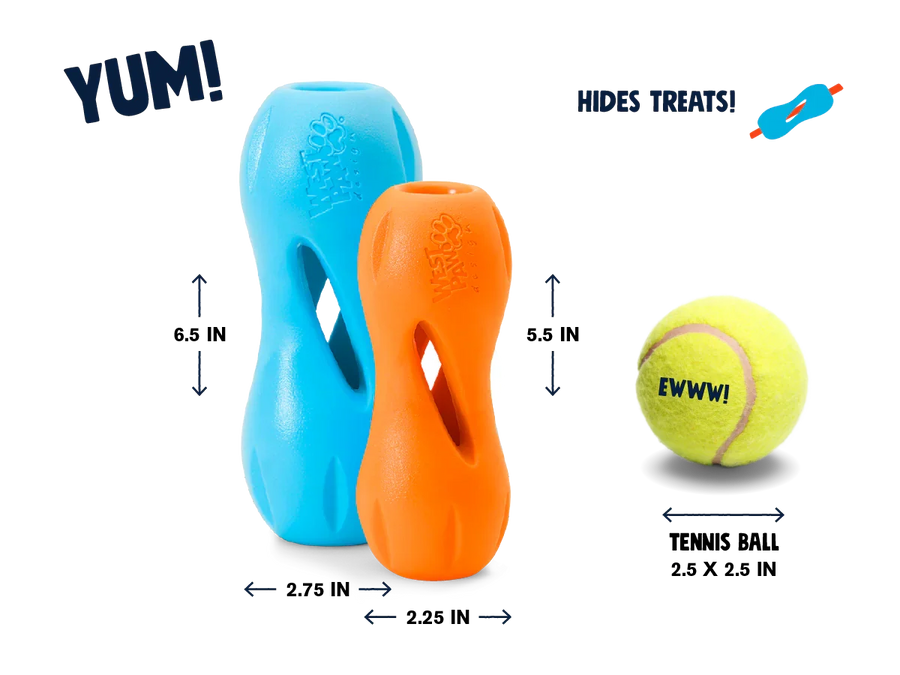 West Paw Zogoflex Qwizl Dogs Treat Toy