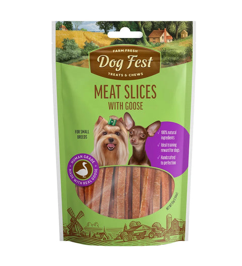Dog Fest Meat Slices With Goose Dogs Treat