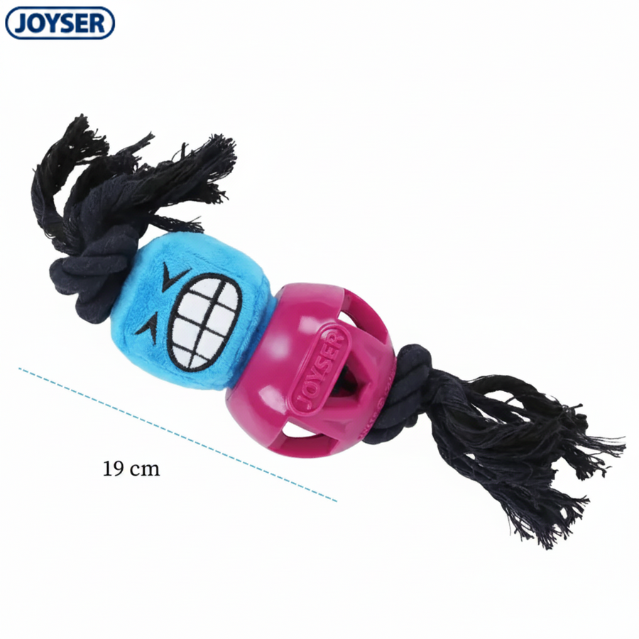 Joyser Cageball with Funhead Interactive Dog Toy