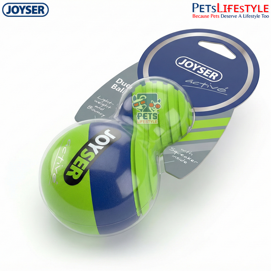 Joyser Active Tpu Duoball With Squeaker Dog Toy