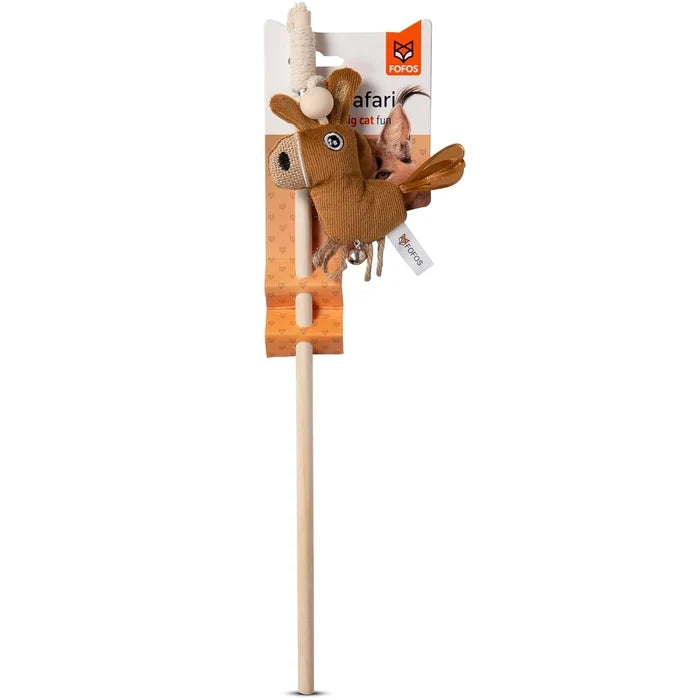 Fofos BarkButler Interactive Cat Wand Toy