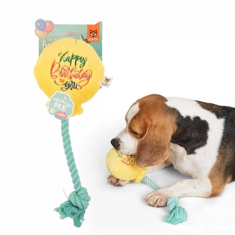 Fofos Birthday Plush Dog Toys