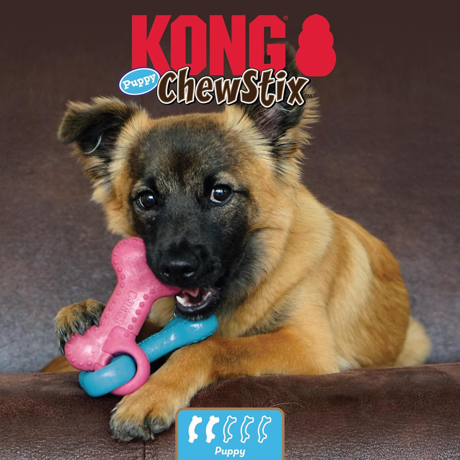Kong Chewstix Puppy Linked Bone Chew Toy for Dogs