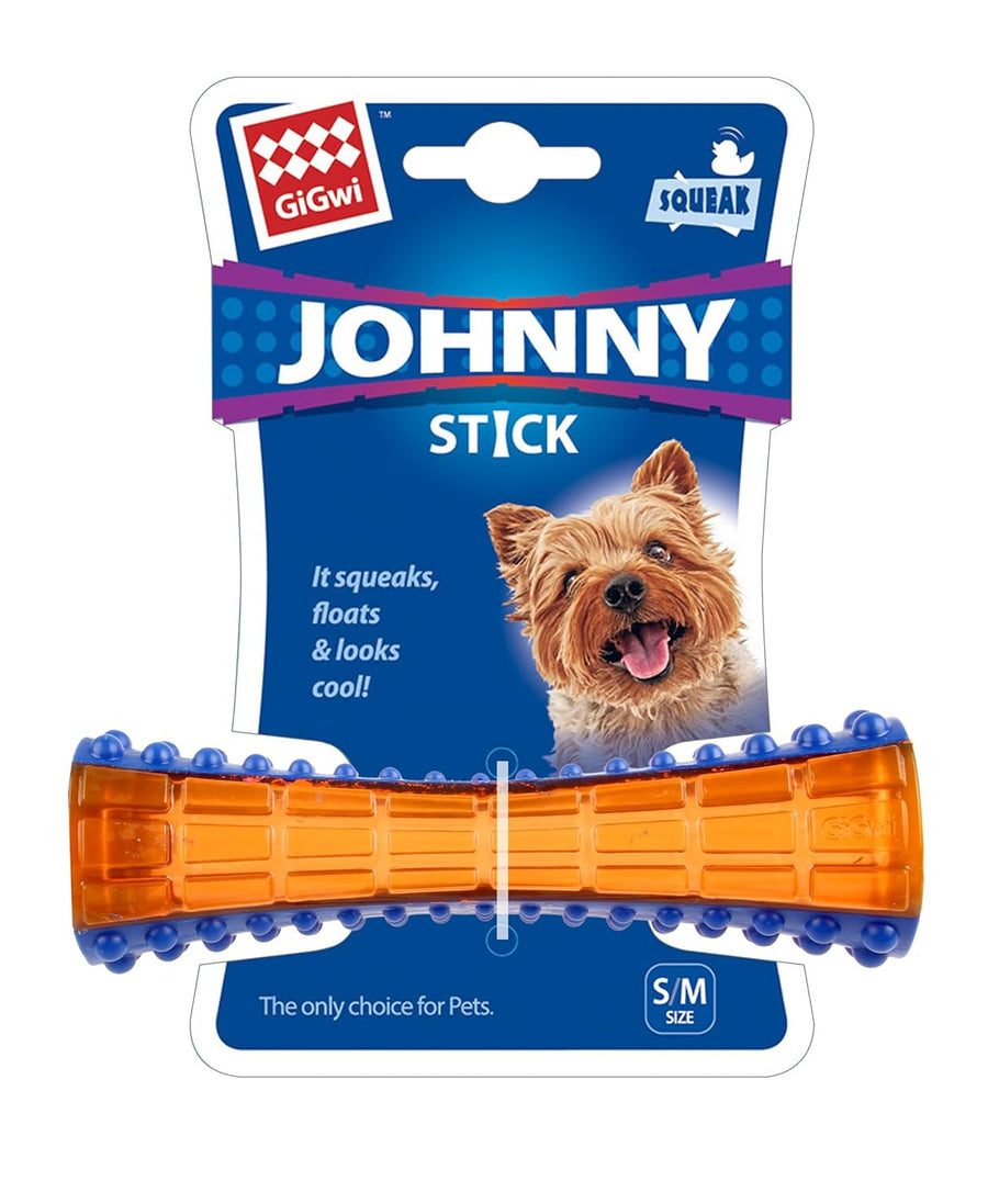 GiGwi Johnny Stick Puppy with Squeak Toy for Dogs