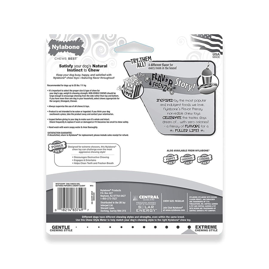 Nylabone Power Chew Flavour Frenzy Bone Triple Pack