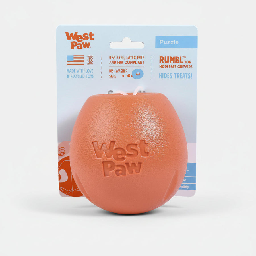 West Paw Rumbl Dog Chew Toy