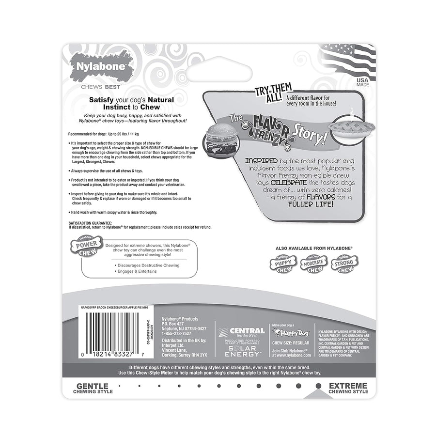 Nylabone Power Chew Flavour Frenzy Bone Twin Pack