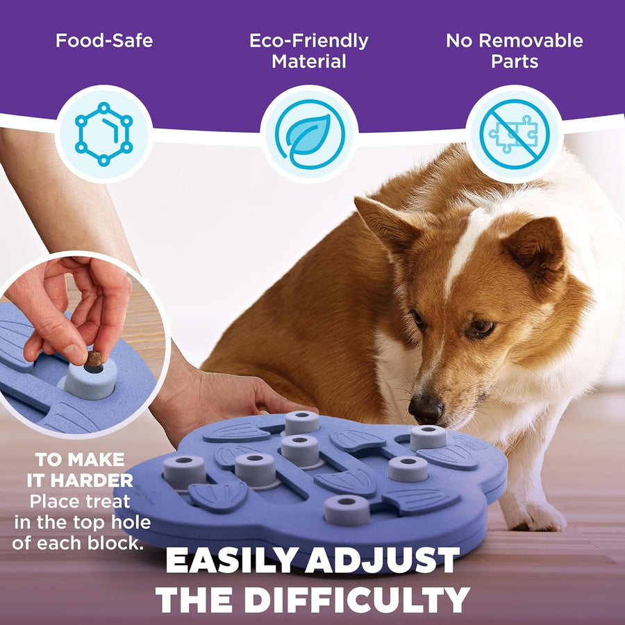 Outward Hound Dog Hide N Slide Interactive Treat Purple