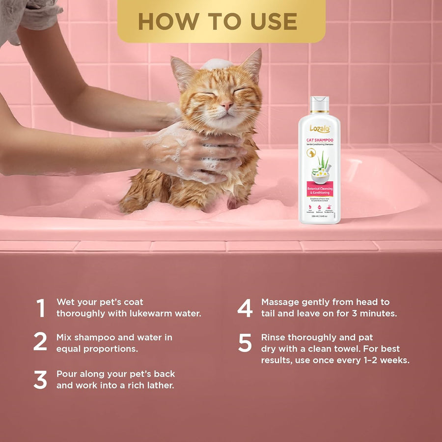 Lozalo Botanical Conditioning Cat Shampoo
