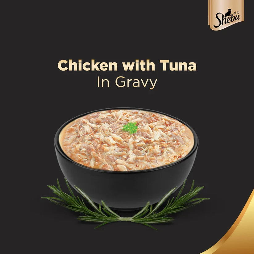 Sheba Tuna and Chicken Adult Cat Wet Food