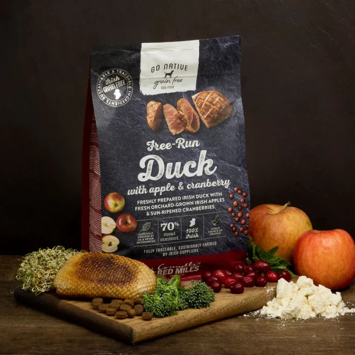 Go Native Duck with Apple & Cranberry Dog Dry Food