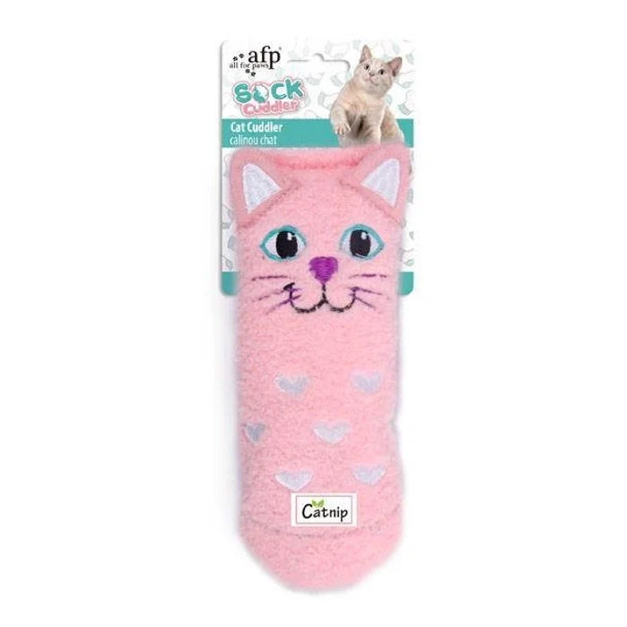 afp Sock Cuddler Plush Toy for Cats