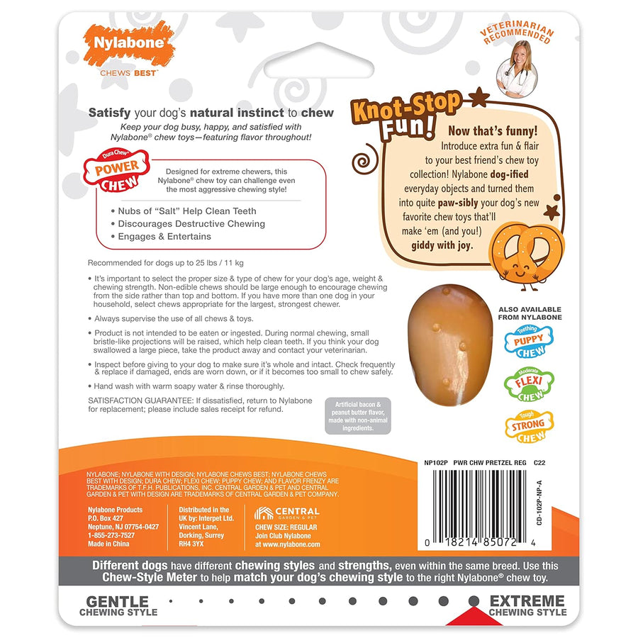 Nylabone Flavor Frenzy Pretzel Toy