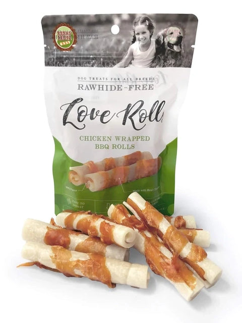 Love Stick Chicken Wrapped Barbeque Rolls Dogs Treat