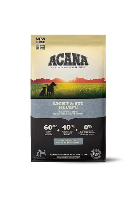 Acana Light and Fit for Adult older than 1 Year Dog Dry Food