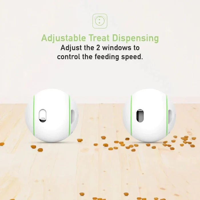 Pet Geek Foodie Orb Rolling Ball Treat Toy for Dogs