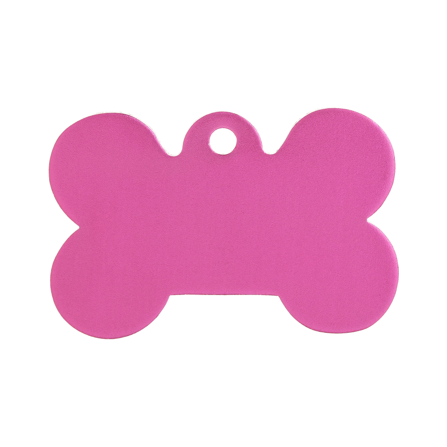 Kennel Aluminium Bone Shape Name Tag