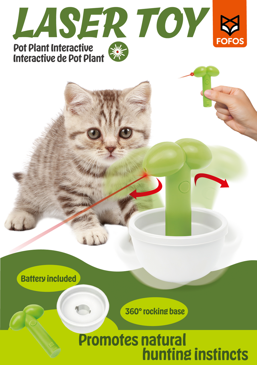 Fofos Tumbler Laser Cat Toy