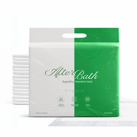 Afterbath SuperDry Training Pads for Dogs and Cats
