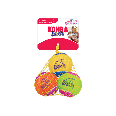 Kong Air Dog Squeakair Birthday Balls Dog Toy