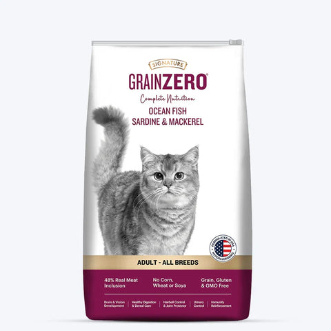 Signature Grain Zero Adult Cat Dry Food