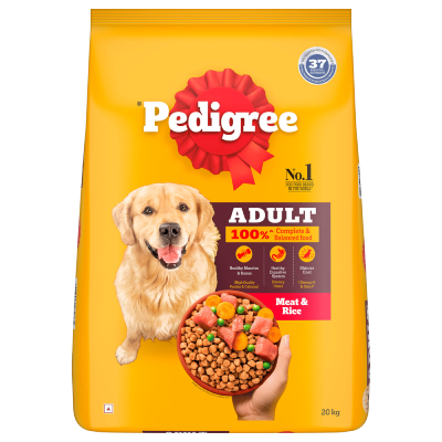 Pedigree Meat and Rice Adult Dog Dry Food