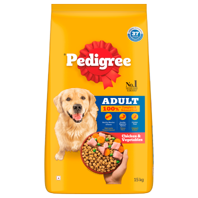 Pedigree Chicken and Vegetables Adult Dog Dry Food