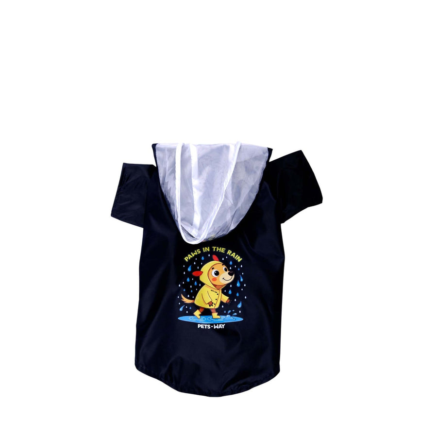 Pets Way Navy Mistiq Raincoat for Dogs