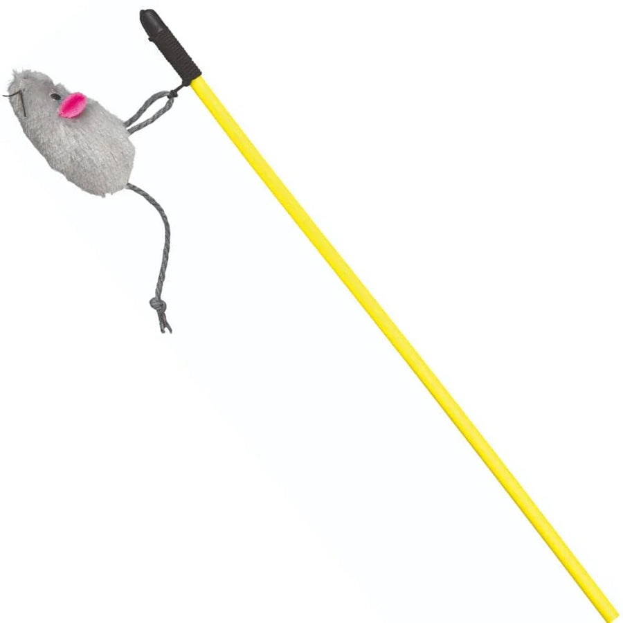 Trixie Playing Rod with Plush Mouse Cat Toy