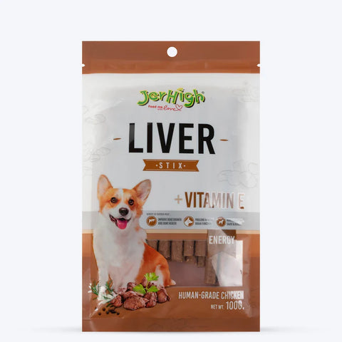 JerHigh Liver Stix Dog Treats