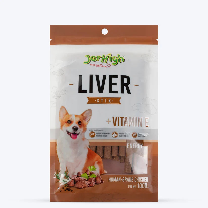 JerHigh Liver Stix Dog Treats