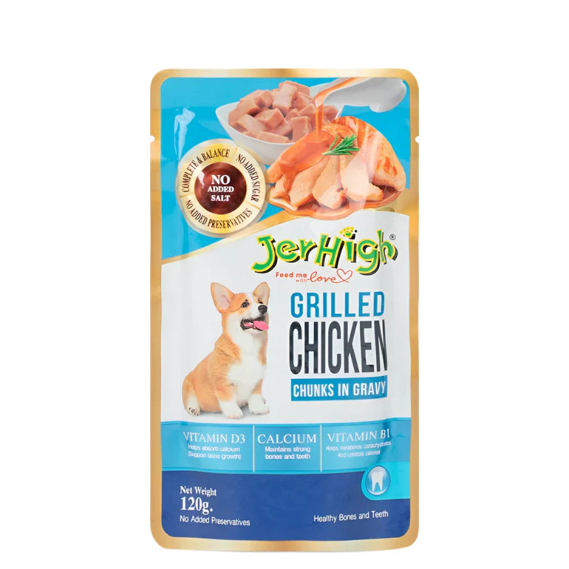 Jerhigh Grilled Chicken Dog Wet Food