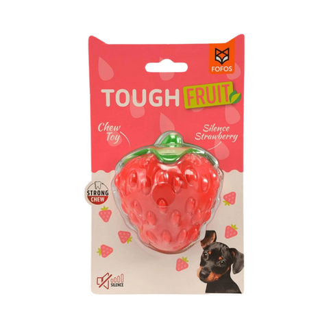 Fofos Fruity Bites Silence Strawberry Chew Toy