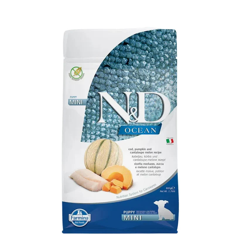 N&D Ocean Cod Pumpkin and Cantaloupe Melon Mini Puppy Dry Food