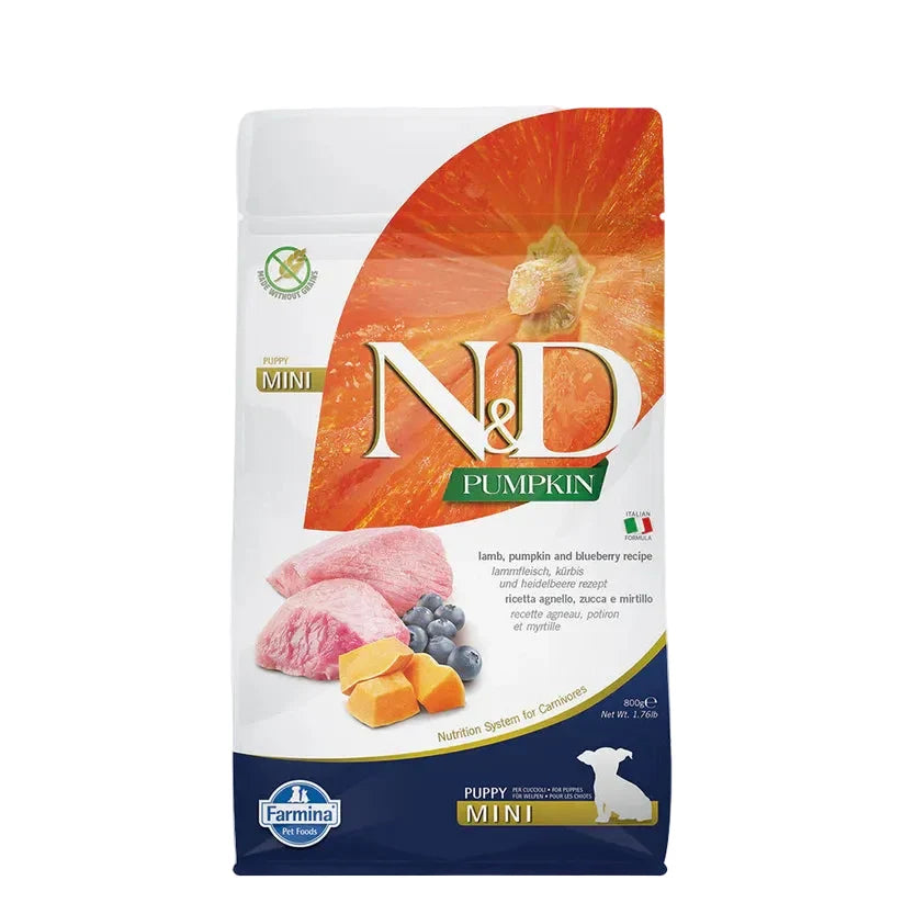N&D Pumpkin Lamb and Blueberry Mini Puppy Dry Food