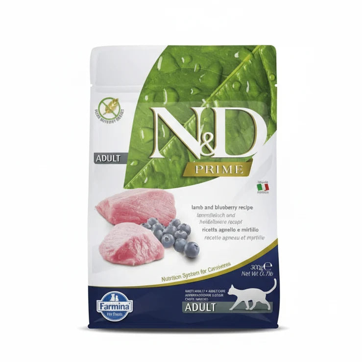 N&D Prime Lamb and Blueberry Adult Cat Dry Food
